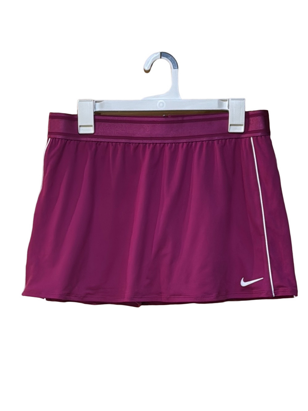 Nike Fuchsia Tennis Skort with White Trim